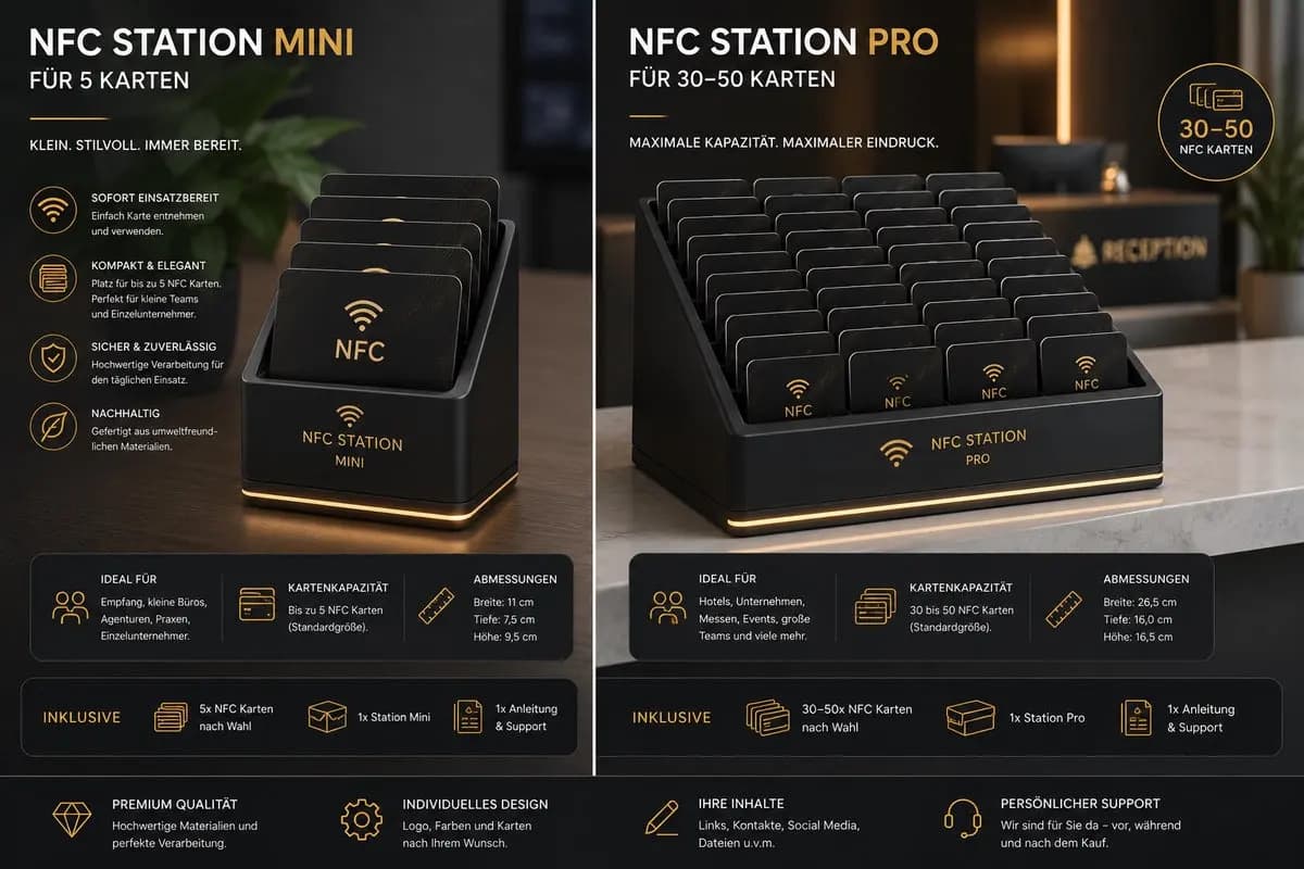 NFC-Kartenstation – Produktansicht 2 aus dem Niceprints-Shop
